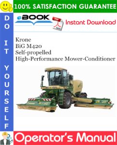Krone BiG M420 Self-propelled High-Performance Mower-Conditioner