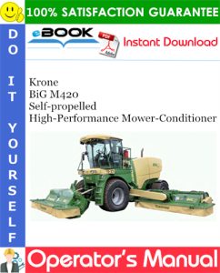 Krone BiG M420 Self-propelled High-Performance Mower-Conditioner