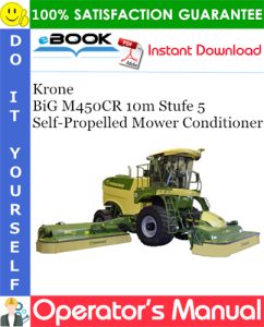 Krone BiG M450CR 10m Stufe 5 Self-Propelled Mower Conditioner