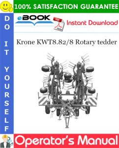 Krone KWT8.82/8 Rotary tedder Operator's Manual