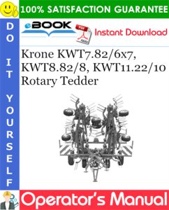 Krone KWT7.82/6x7, KWT8.82/8, KWT11.22/10 Rotary Tedder