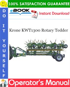 Krone KWT1300 Rotary Tedder Operator's Manual