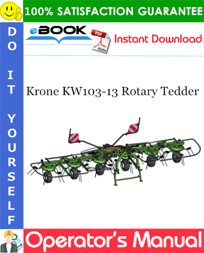 Krone KW103-13 Rotary Tedder Operator's Manual