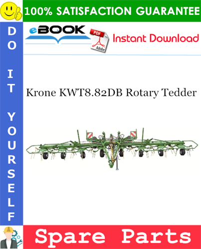 Krone KWT8.82DB Rotary Tedder Spare Parts Catalog Manual