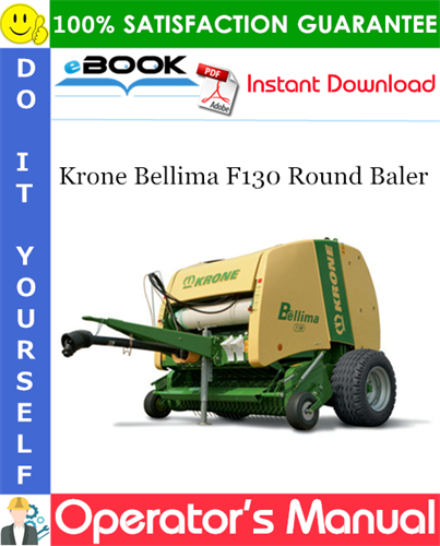 Krone Bellima F130 Round Baler Operator's Manual