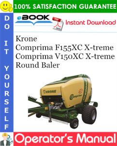 Krone Comprima F155XC X-treme, Comprima V150XC X-treme Round Baler
