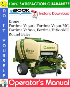 Krone Fortima V1500, Fortima V1500MC, Fortima V1800, Fortima V1800MC