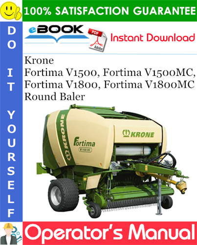 Krone Fortima V1500, Fortima V1500MC, Fortima V1800, Fortima V1800MC