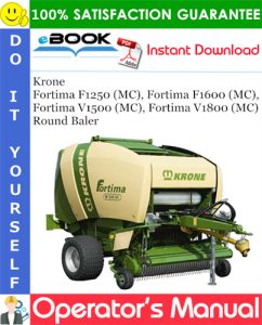 Krone Fortima F1250 (MC), Fortima F1600 (MC), Fortima V1500 (MC), Fortima V1800 (MC)