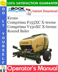 Krone Comprima F155XC X-treme, Comprima V150XC X-treme Round Baler
