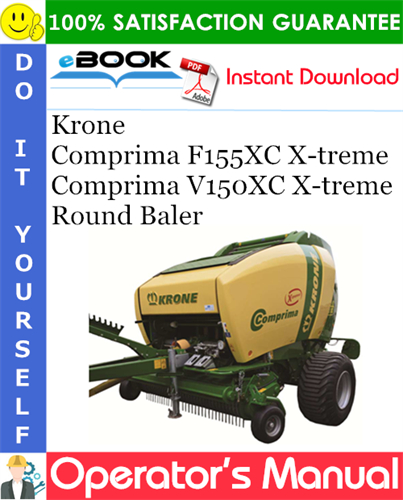 Krone Comprima F155XC X-treme, Comprima V150XC X-treme Round Baler