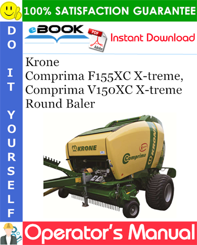 Krone Comprima F155XC X-treme, Comprima V150XC X-treme Round Baler