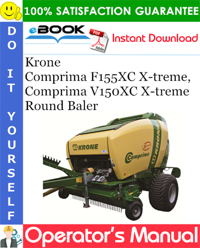 Krone Comprima F155XC X-treme, Comprima V150XC X-treme Round Baler
