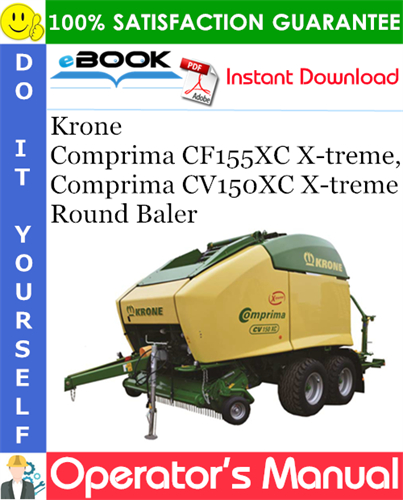 Krone Comprima CF155XC X-treme, Comprima CV150XC X-treme Round Baler