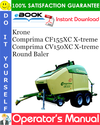 Krone Comprima CF155XC X-treme, Comprima CV150XC X-treme Round Baler