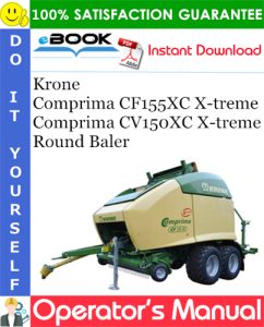 Krone Comprima CF155XC X-treme, Comprima CV150XC X-treme Round Baler