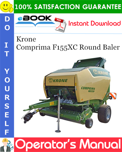 Krone Comprima F155XC Round Baler Operator's Manual