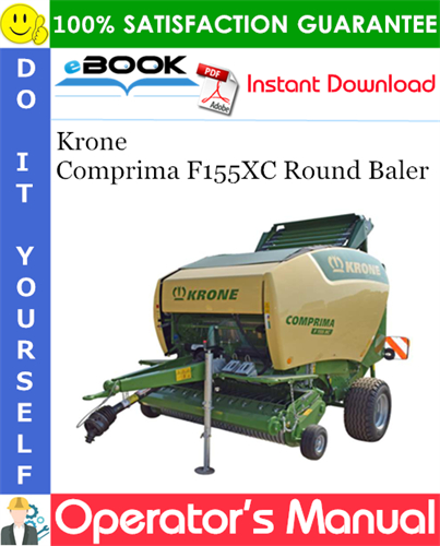 Krone Comprima F155XC Round Baler Operator's Manual