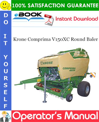 Krone Comprima V150XC Round Baler Operator's Manual