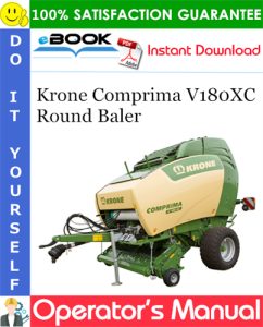 Krone Comprima V180XC Round Baler Operator's Manual