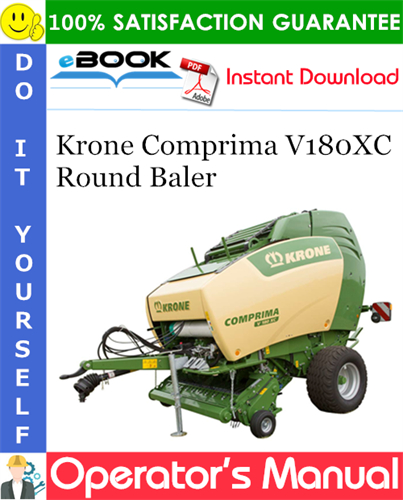 Krone Comprima V180XC Round Baler Operator's Manual