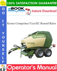 Krone Comprima V210XC Round Baler Operator's Manual