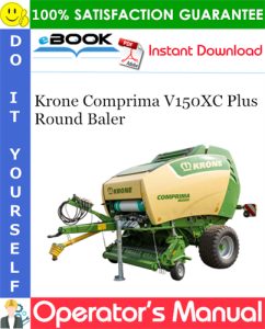 Krone Comprima V150XC Plus Round Baler Operator's Manual