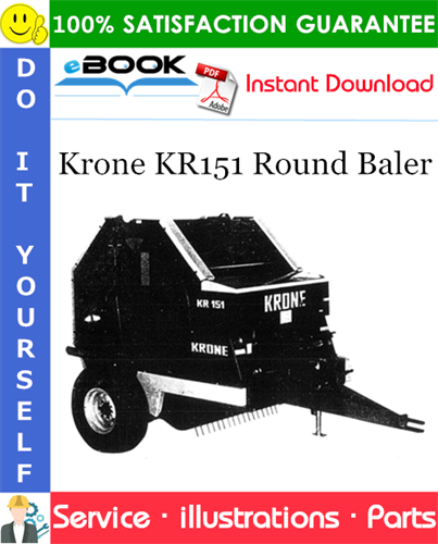 Krone KR151 Round Baler Parts Manual