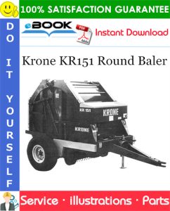 Krone KR151 Round Baler Parts Manual (Serial No.: 6533 to 6572)