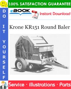 Krone KR151 Round Baler Parts Manual (Serial No.: 7293 - 7427)