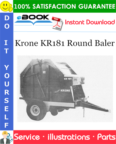 Krone KR181 Round Baler Parts Manual