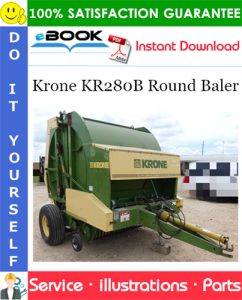 Krone KR280B Round Baler Parts Manual (Serial No.: 8850 - 8874)