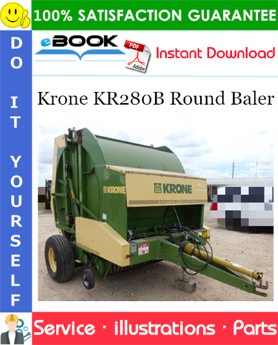 Krone KR280B Round Baler Parts Manual (Serial No.: 8850 - 8874)
