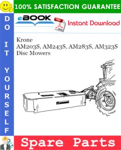 Krone AM203S, AM243S, AM283S, AM323S Disc Mowers Spare Parts Catalog