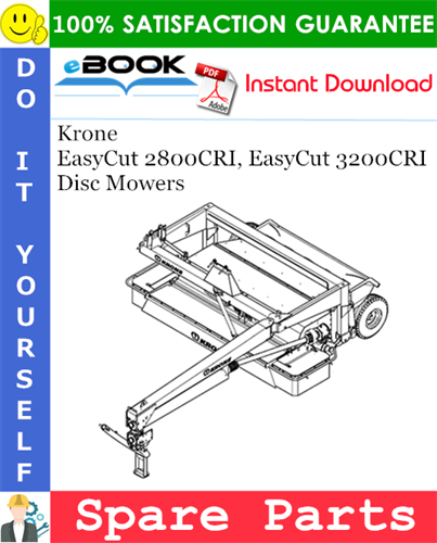 Krone EasyCut 2800CRI, EasyCut 3200CRI Disc Mowers