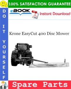 Krone EasyCut 400 Disc Mower Spare Parts Catalog