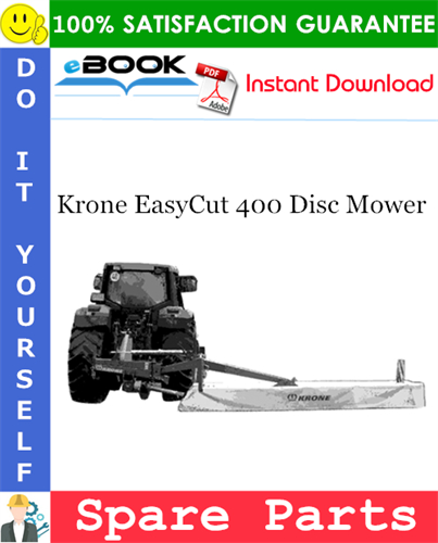 Krone EasyCut 400 Disc Mower Spare Parts Catalog