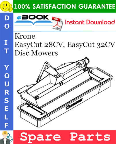 Krone EasyCut 28CV, EasyCut 32CV Disc Mowers Spare Parts Catalog
