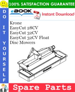 Krone EasyCut 28CV, EasyCut 32CV, EasyCut 32CV Float Disc Mowers
