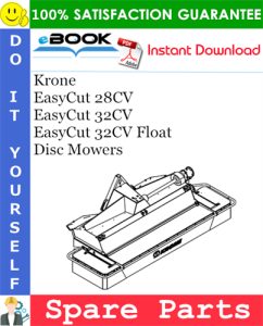Krone EasyCut 28CV, EasyCut 32CV, EasyCut 32CV Float Disc Mowers