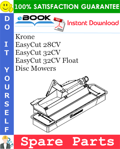 Krone EasyCut 28CV, EasyCut 32CV, EasyCut 32CV Float Disc Mowers