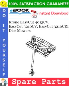 Krone EasyCut 4013CV, EasyCut 3210CV, EasyCut 3210CRI Disc Mowers