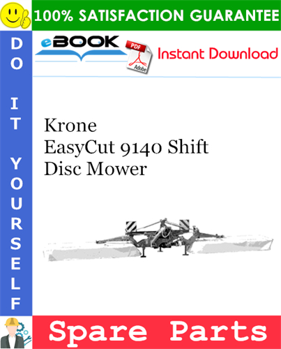 Krone EasyCut 9140 Shift Disc Mower Spare Parts Catalog