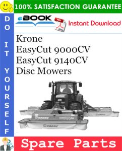 Krone EasyCut 9000CV, EasyCut 9140CV Disc Mowers Spare Parts Catalog