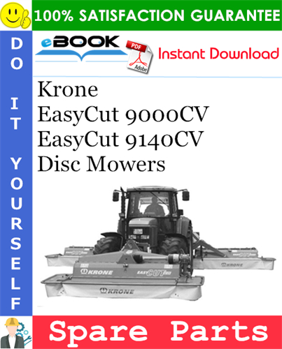 Krone EasyCut 9000CV, EasyCut 9140CV Disc Mowers Spare Parts Catalog