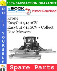 Krone EasyCut 9140CV, EasyCut 9140CV - Collect Disc Mowers