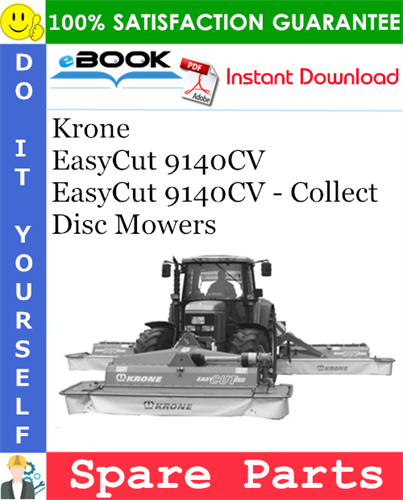 Krone EasyCut 9140CV, EasyCut 9140CV - Collect Disc Mowers