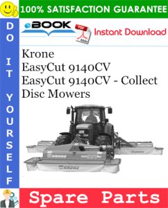 Krone EasyCut 9140CV, EasyCut 9140CV - Collect Disc Mowers