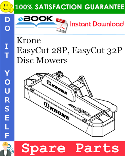 Krone EasyCut 28P, EasyCut 32P Disc Mowers Spare Parts Catalog