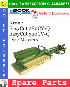 Krone EasyCut 280CV-Q, EasyCut 320CV-Q Disc Mowers